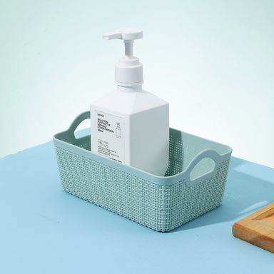 Cesto De Almacenamiento, Con Mango Trenzado, S