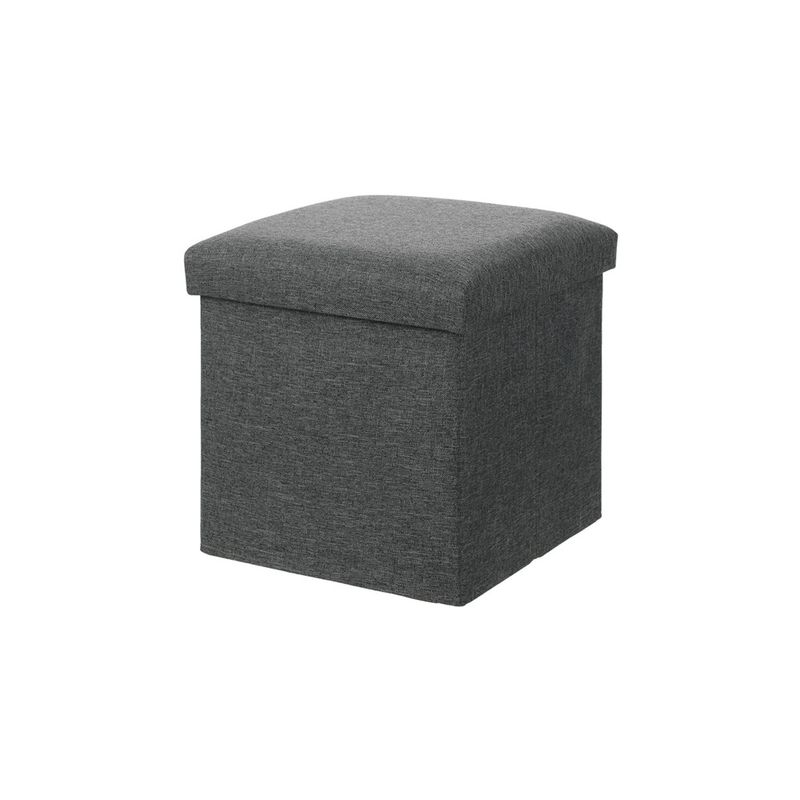 Taburete-De-Almacenamiento-Cuadrado-De-Lino-Gris-1-10134