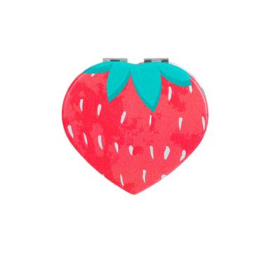 Espejo Portatil, Fresas Corazon