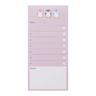 Etiquetas adhesivas Pingüinos, Pequeñas, Rosa