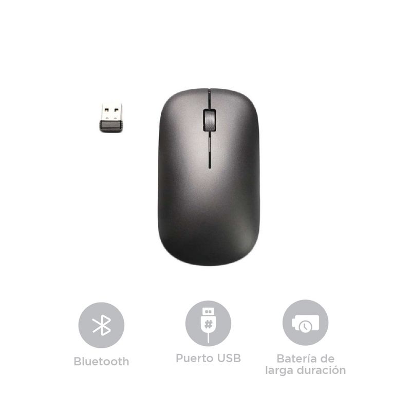 Mouse Inalambrico, Mod E701, Rosa