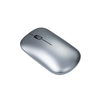 Mouse Inhalambrico, Estilo Metalico 2.4G, Plata