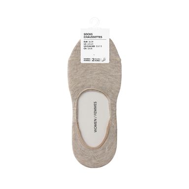 Medias Para Mujer, Estilo Beige, 2 Pares