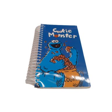 Cuaderno Argollado, Hojas Rayadas, 160 Hojas, Sesame Street, Azul