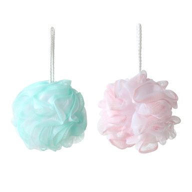 Esponja De Baño Azul y Rosa