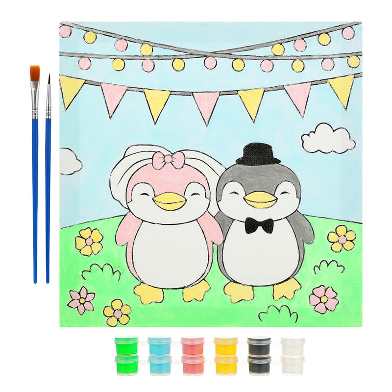 Set-De-Pinturas-Para-Tablero-Pinguino-De-Boda-1-10951