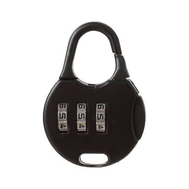 Candado Redondo Mini Negro
