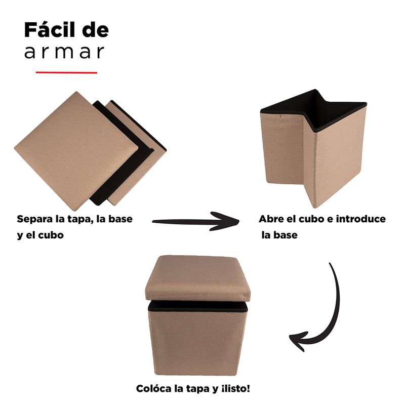Taburete-De-Almacenamiento-Cuadrado-De-Lino-Caqui-6-10135