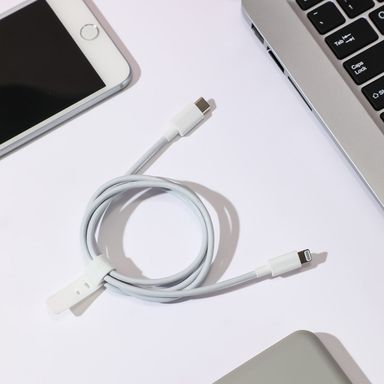 Cable Tipo C A Lightning, Blanco 1M