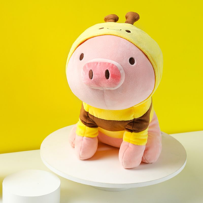 Peluche-De-Cerdito-Sentado-Con-Capucha-De-Abeja-6-9231
