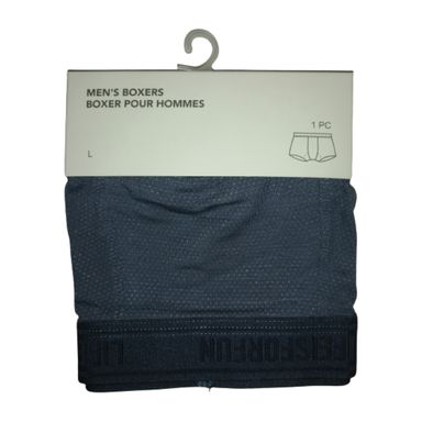 Boxer Para Hombre De Malla Comfortable Life Talla L , Azul Claro