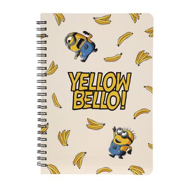 Cuaderno Con Hebilla Magnetica Minions 80 Hojas
