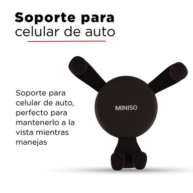 Soporte celular para carro redondo, Pequeño, Gris