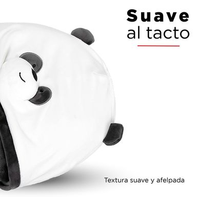 Almohada Para Viaje Con Gorro, Panda Ososo Escandalosos, Mediana, Multicolor