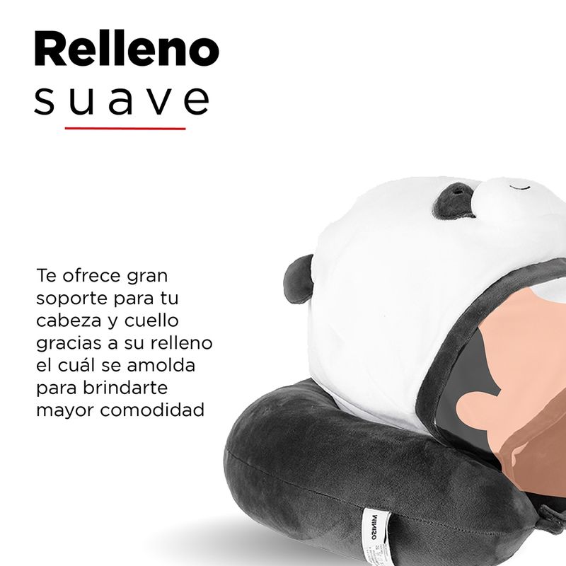 Antifaz Para Dormir We Bare Bears Panda - Viajes - Miniso en Línea - Miniso