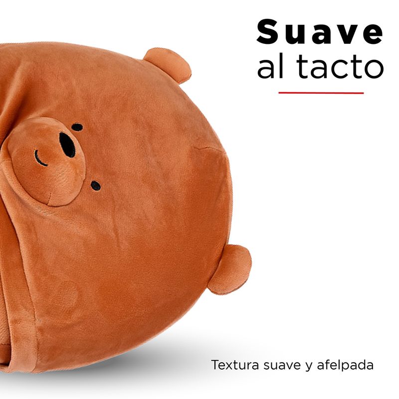 Almohada Para Viaje Con Gorro Pardo Osos escandalosos Caf