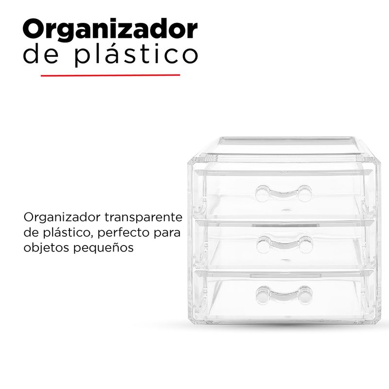 Separadores Cajones Organizadores Plástico Transparente