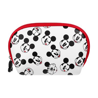 Cosmetiquera Shell Shaped, Mickey Mouse, Disney, Pequeña, Blanco