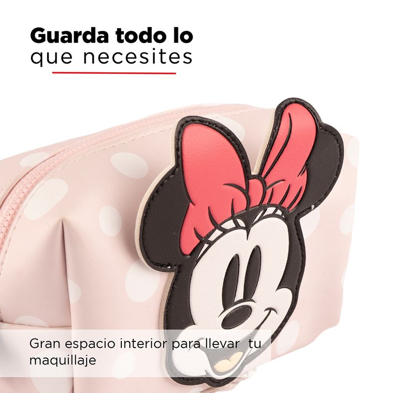 Cosmetiquera-Cuadrada-De-puntos-Minnie-Mouse-Disney-Peque-a-Rosa-4-7323