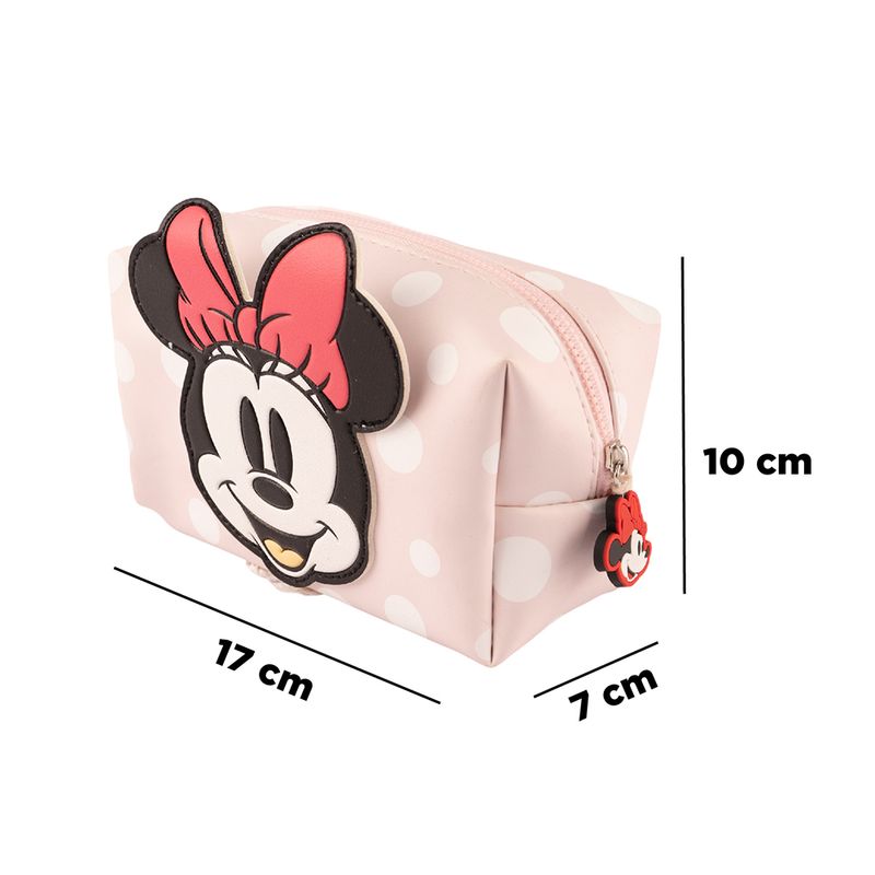 Cosmetiquera-Cuadrada-De-puntos-Minnie-Mouse-Disney-Peque-a-Rosa-7-7323