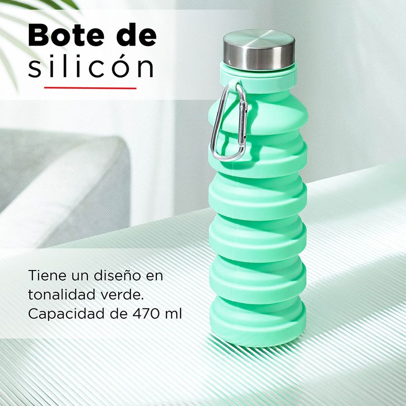 Botella Plegable de Silicon