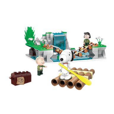 Bloques De Construccion De Cascada A Snoopy Jungle Adventures 316 Pzas