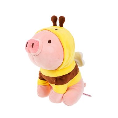 Peluche De Cerdito Sentado, Con Capucha De Abeja