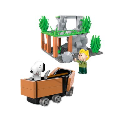 Bloques De Construccion De Mina Abandonada B Snoopy Jungle Adventures 186 Pzas