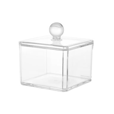 Organizador de cosméticos multifuncional, Pequeño, Transparente
