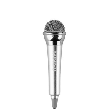 Micrófono plug 3.5 mm, Plateado
