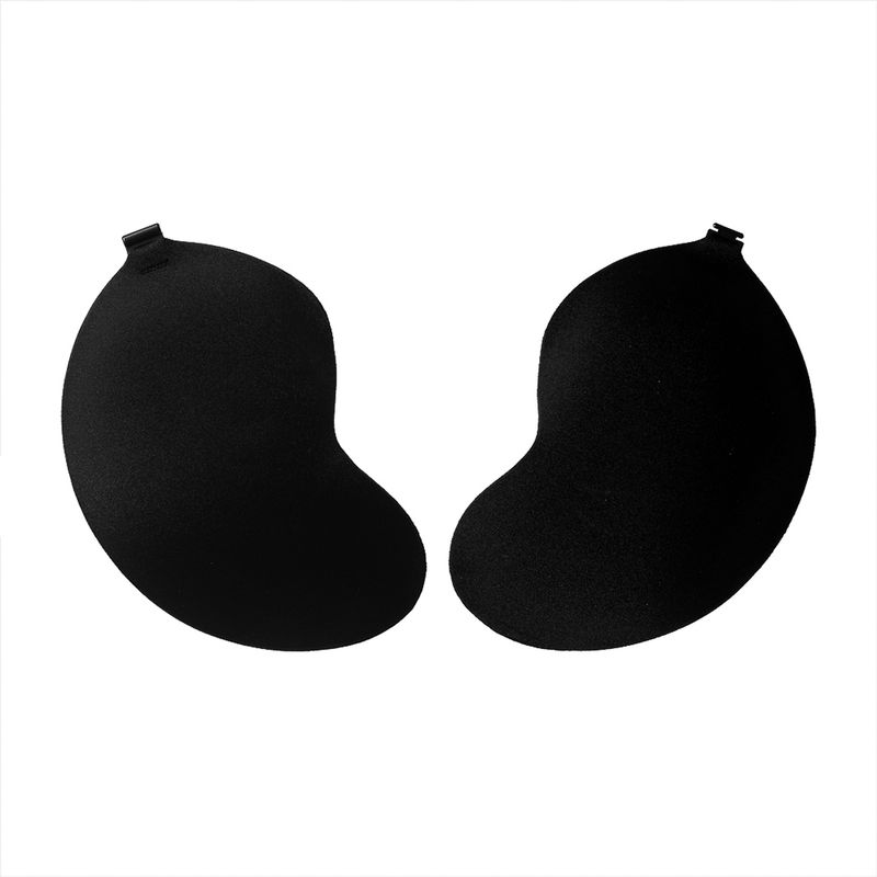 Bra Invisible Brasier Copa C Color Negro Push Up Sin Tirantes Moda