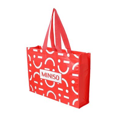 Bolsa De Compras Miniso Roja