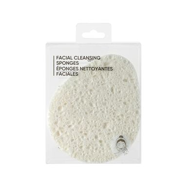 Esponjas Limpiadoras Faciales De Pulpa De Madera 3 Pzas