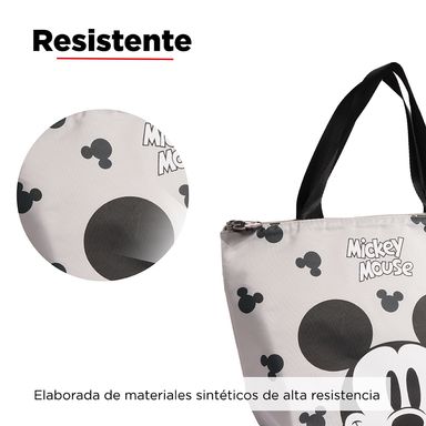 Lonchera Mickey Mouse, Disney, Mediana, Gris