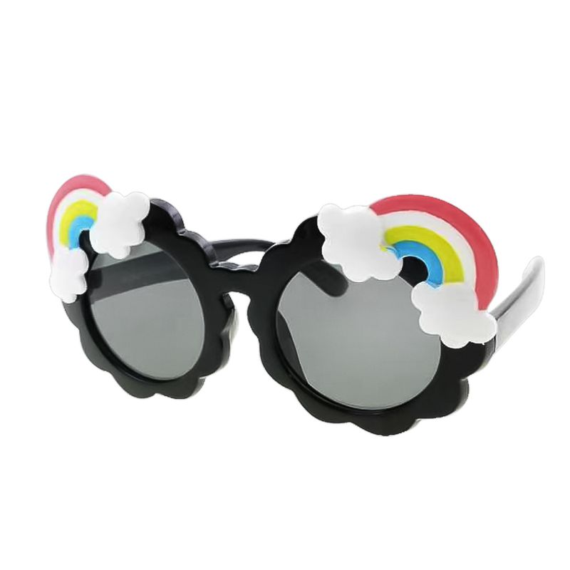 Gafas De Sol Para Niños Rainbow Clouds Negro