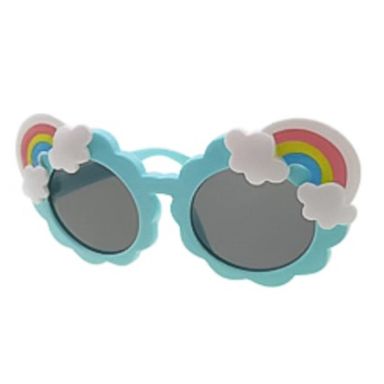 Gafas De Sol Para Niños Rainbow Clouds Azul Claro