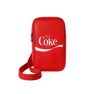 Bolso Cruzado Para Telefono Coca Cola Rojo
