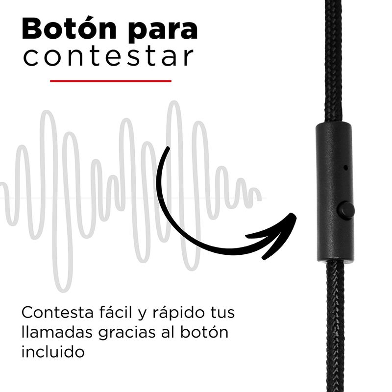 Audifonos De Diadema, De Cable, Gris/Negro