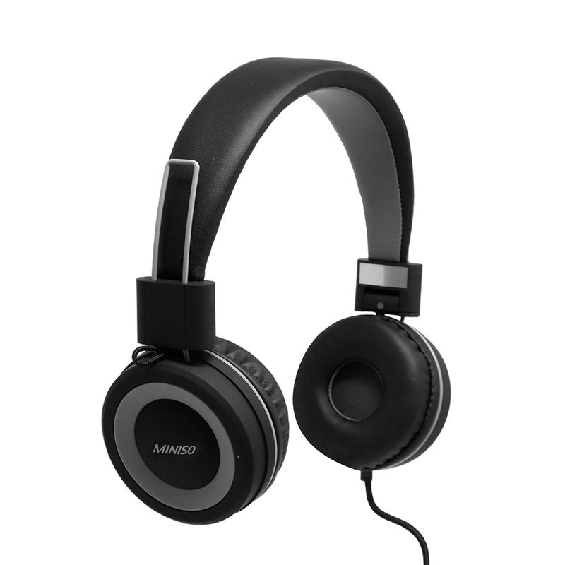 Auriculares diadema negro