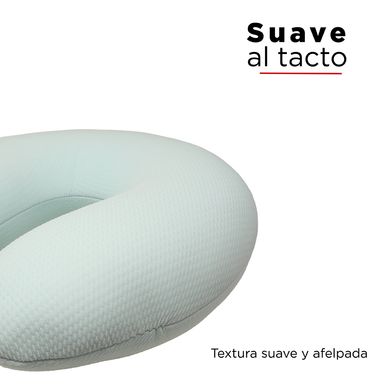 Almohada De Viaje, Particulas Pequeñas, Azul