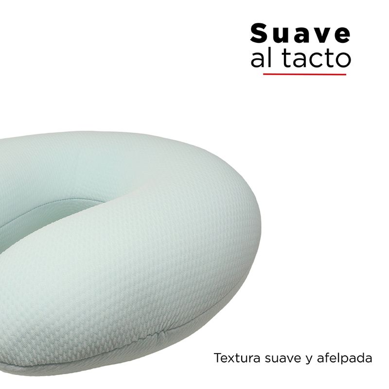 Almohada De Viaje, Particulas Pequeñas, Gris