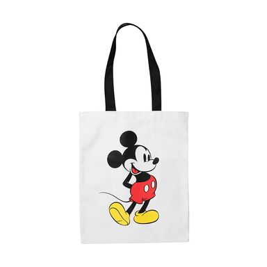 Bolsa para Compras Mickey Mouse Disney Mediana Blanco