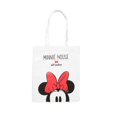 Bolsa para Compras, Minnie Mouse, Diseny, Mediana, Negro