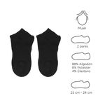 Medias-de-mujer-cortas-x2-Medianas-Negro-3-3097