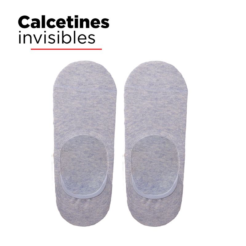 Medias-de-hombre-invisibles-x-24-26-cm-Gris-Claro-2-3116