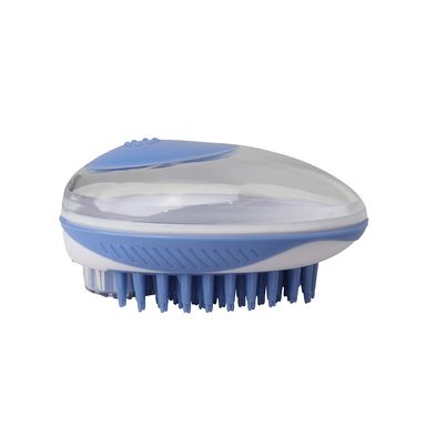 Cepillo Masajeador de Baño para Mascotas Azul