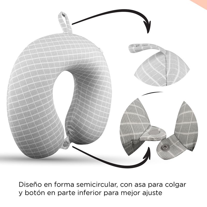 Almohada-de-Viaje-en-Forma-de-U-Memory-Foam-Gris-4-12502