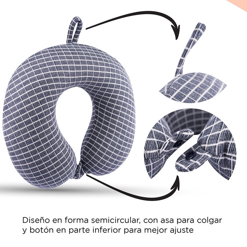 Almohada-de-Viaje-en-Forma-de-U-Memory-Foam-Azul-4-12501