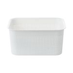Cesta-de-Almacenamiento-de-Dise-o-Hueco-con-Orificio-Redondo-Blanco-Verde-2-12173