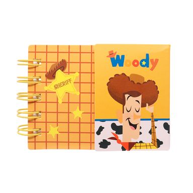Cuaderno Argollado Pequeño Woody Disney Coleccion Toy Story 100 Hojas Rayado